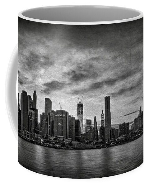 Manhattan Coffee Mug featuring the photograph The Night Is Young by Evelina Kremsdorf