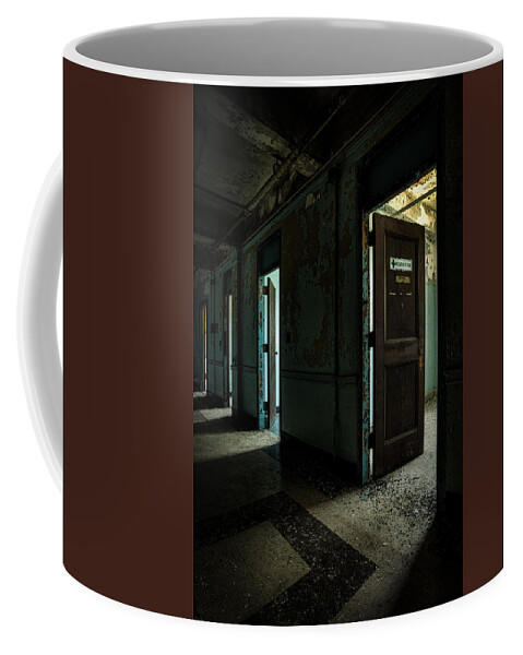 Doors Coffee Mug featuring the photograph The Open Doors by Gary Heller
