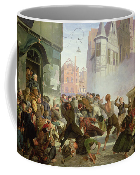 Gg80949 Coffee Mug featuring the photograph The Riot by Philip Hoyoll