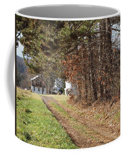 Farms Photographs Coffee Mug featuring the photograph The Road To Redemtion by Robert Margetts