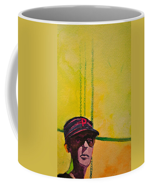 Umphrey's Mcgee Coffee Mug featuring the painting The Stare by Patricia Arroyo