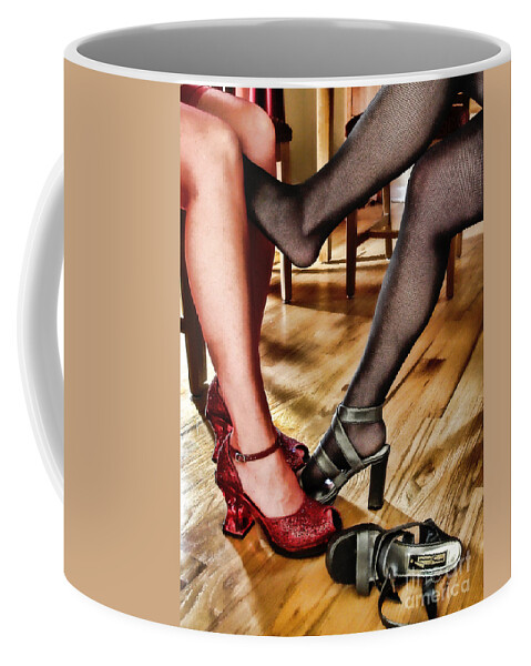 Legs Coffee Mug featuring the photograph This Little Piggy Went To Market by Terry Doyle