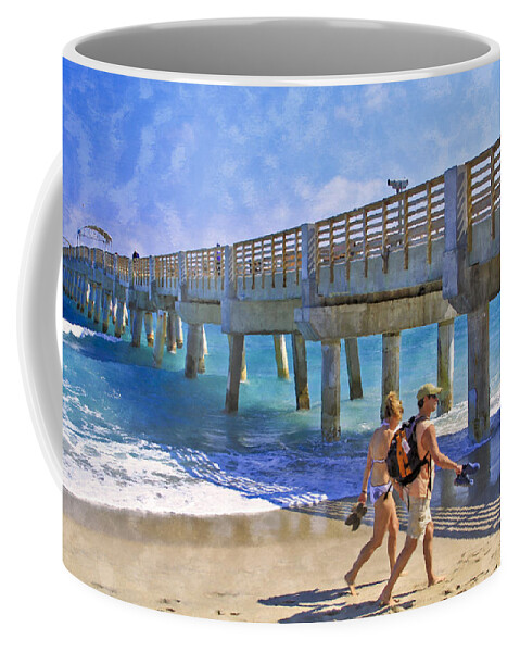 Clouds Coffee Mug featuring the photograph This Side of Paradise by Debra and Dave Vanderlaan