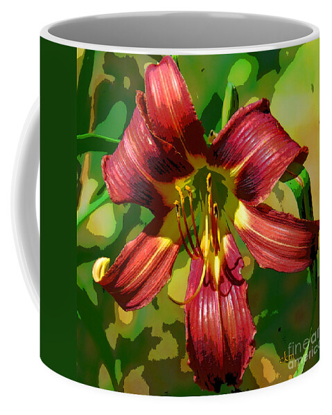 Flower Coffee Mug featuring the photograph Tiger Lily by Cindy Manero