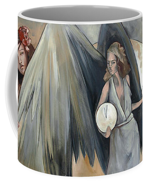 Women Coffee Mug featuring the painting Time Again by Jacqueline Hudson