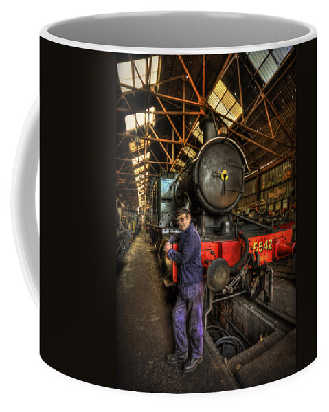 Repair Coffee Mug featuring the photograph Train Of Thoughts by Evelina Kremsdorf
