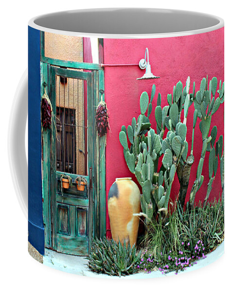 Doors Coffee Mug featuring the photograph Tucson Doorway by Jo Sheehan