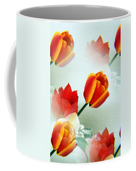 Surreal Coffee Mug featuring the photograph Tulip Abstract by Marilyn Hunt