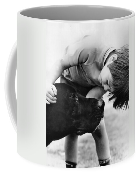 Dog Coffee Mug featuring the photograph Unconditional Love by Rory Siegel