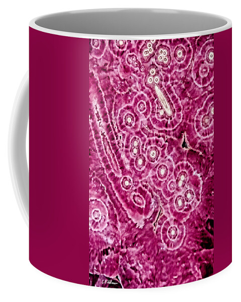 Mineral Coffee Mug featuring the photograph Universe In Pink by Christopher Holmes