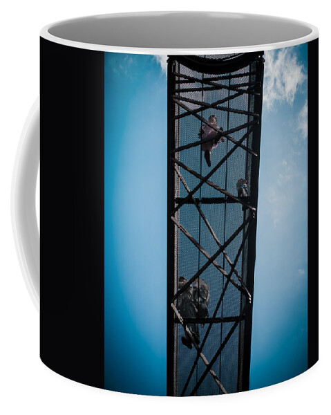 Kew Wardens Coffee Mug featuring the photograph Up in the Skies by Lenny Carter