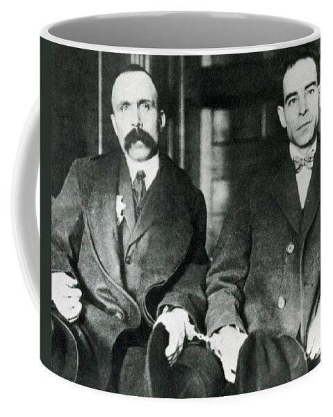 Man Coffee Mug featuring the photograph Vanzetti And Sacco by Science Source