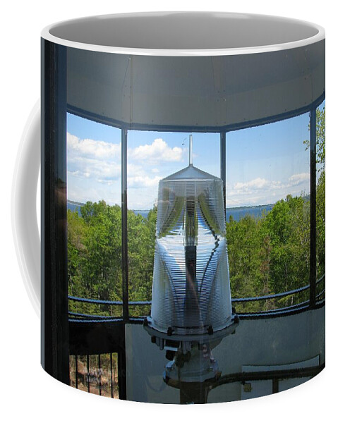 Mcgulpin Point Lighthouse Coffee Mug featuring the photograph View From The Top by Keith Stokes