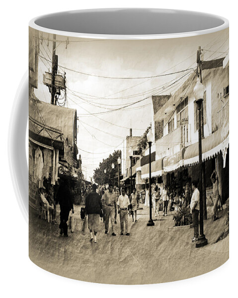 Mexican Street Scene Coffee Mug featuring the photograph Viva Mexico by Barry Jones