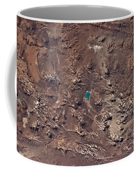 Aerial View Coffee Mug featuring the photograph Volcanic Landscape, Central Andes by NASA/Science Source