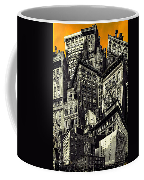 Composite Coffee Mug featuring the photograph Walls and Towers by Chris Lord