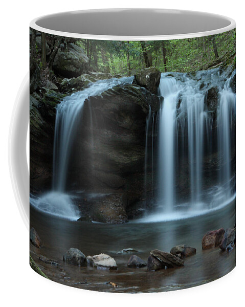 Waterfall Coffee Mug featuring the photograph Waterfall On Flat Fork by Daniel Reed
