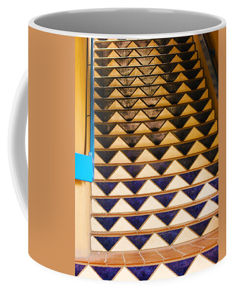 Stairs Coffee Mug featuring the photograph Way to the Blue Corn by Terry Fiala