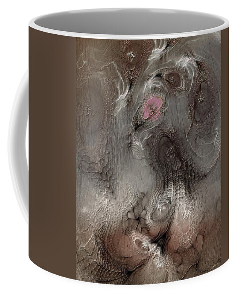Abstract Coffee Mug featuring the digital art Whims Within by Casey Kotas