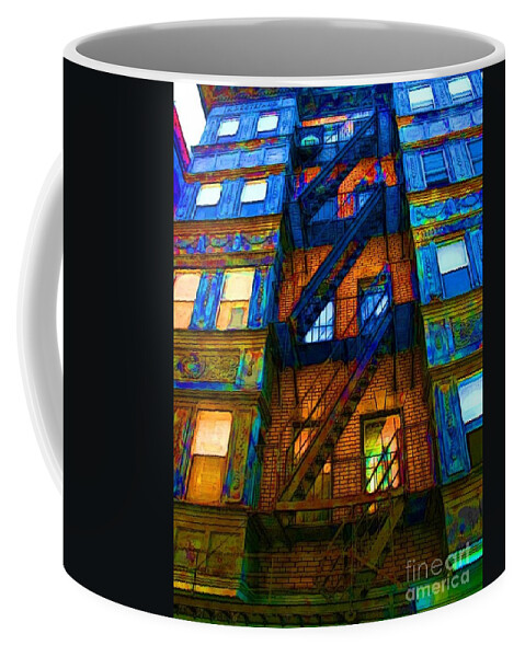 Apartments Coffee Mug featuring the photograph Winding Up by Julie Lueders 