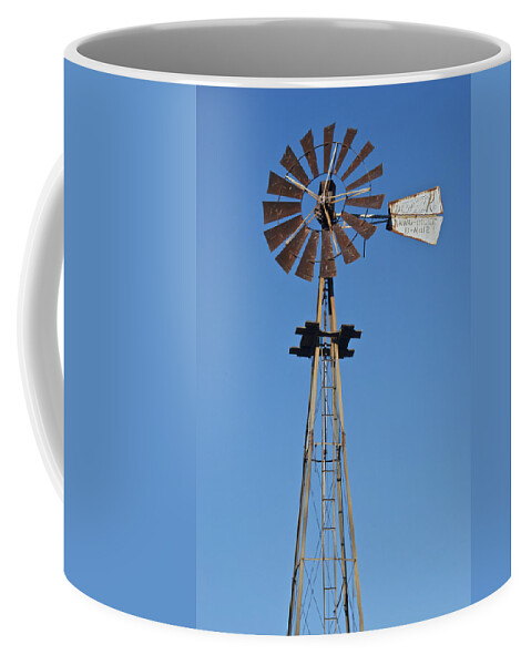 Park Coffee Mug featuring the photograph Windmill at For-Mar 3489 by Michael Peychich