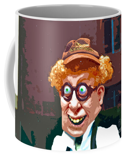 Man Coffee Mug featuring the photograph Window Greeter by Gwyn Newcombe