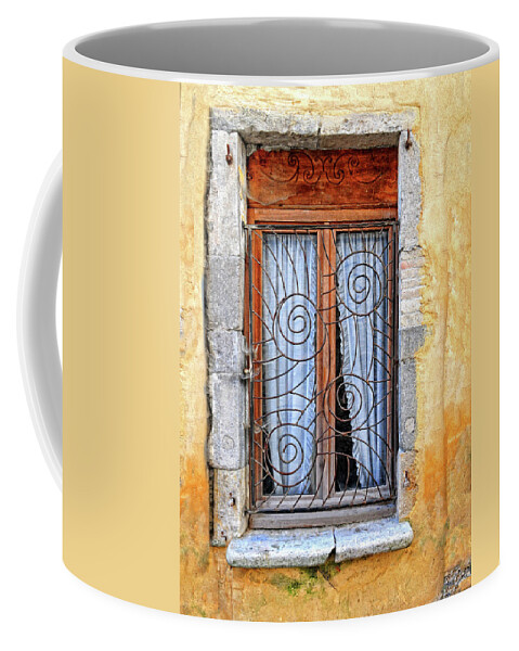 Window Coffee Mug featuring the photograph Window Provence France by Dave Mills