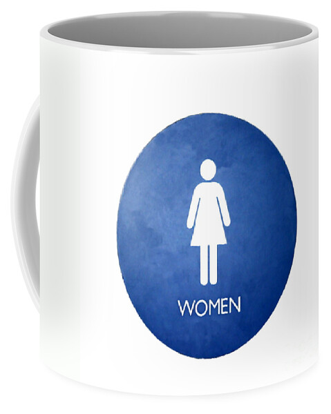Restroom Coffee Mug featuring the photograph Women by Henrik Lehnerer