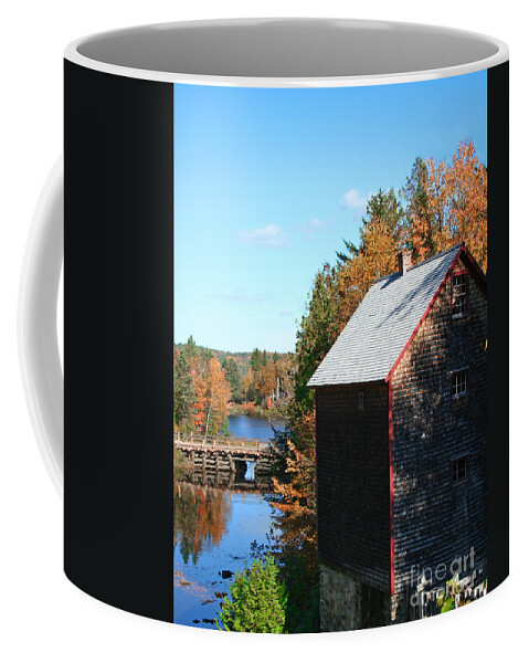 New Brunswick Coffee Mug featuring the photograph Working Gristmill by Barbara McMahon