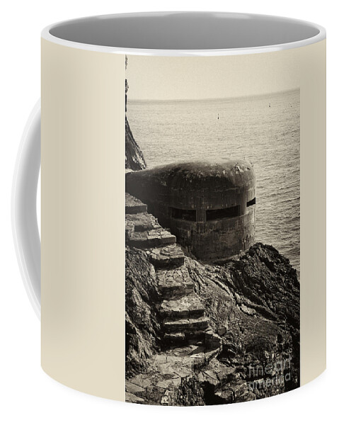 Wwii Coffee Mug featuring the photograph WWII Pill Box by Leslie Leda