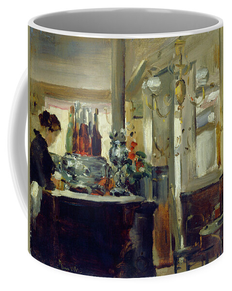 Artist Coffee Mug featuring the painting Bon Bock Cafe by Style of Edouard Manet