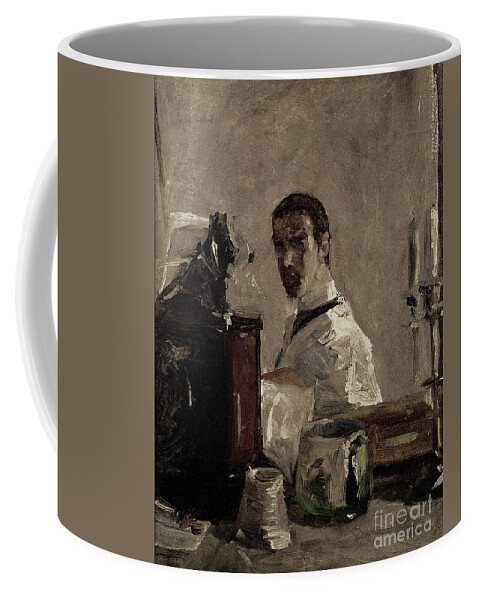 Henri De Toulouse-lautrec Coffee Mug featuring the painting Self Portrait by MotionAge Designs