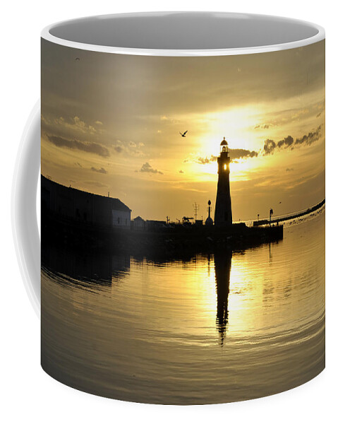 Buffalo Coffee Mug featuring the photograph 08 Sunsets Make You Happy by Michael Frank Jr
