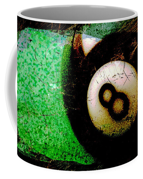 Eight Coffee Mug featuring the photograph 8 Ball #1 by David G Paul