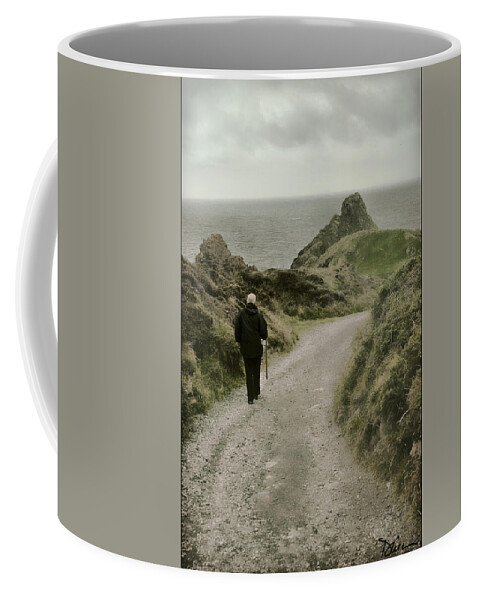 Gravel Coffee Mug featuring the photograph A Soft Day For A Walk by Peggy Dietz