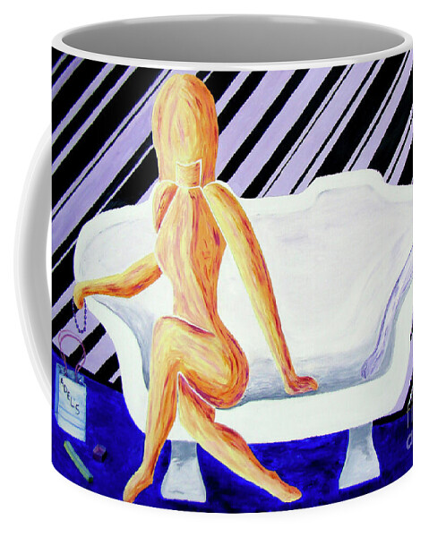 Adel Coffee Mug featuring the painting Adel by Lisa Rose Musselwhite