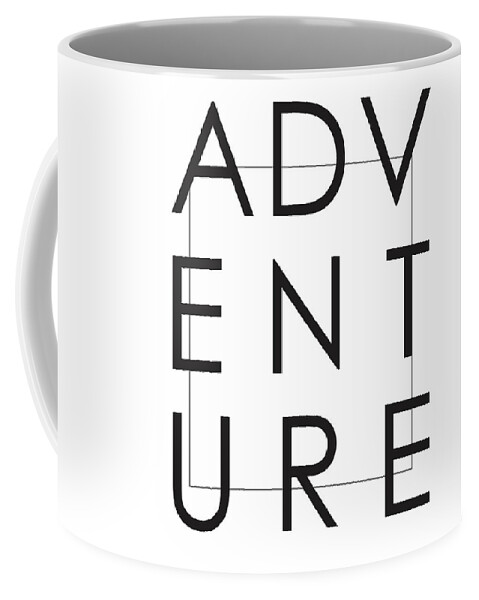 Adventure Coffee Mug featuring the mixed media Adventure by Studio Grafiikka