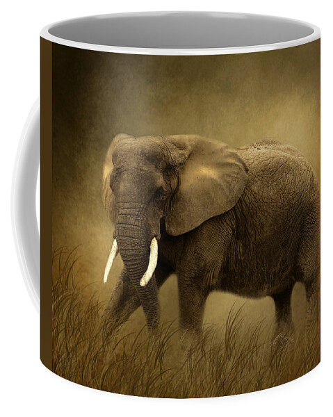 Elephant Coffee Mug featuring the photograph African Elephant #1 by TnBackroadsPhotos 
