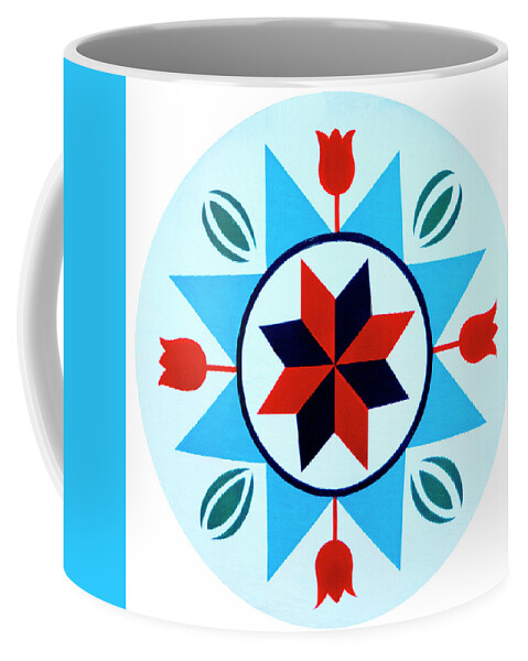 Amish Coffee Mug featuring the photograph Amish Hex Design #2 by Paul W Faust - Impressions of Light