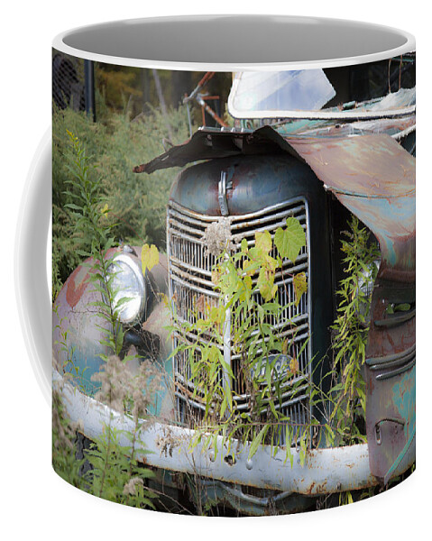 Charles Harden Coffee Mug featuring the photograph Antique Mack Truck #1 by Charles Harden