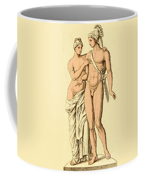 History Coffee Mug featuring the photograph Aphrodite And Ares, Greek Olympians #1 by Photo Researchers