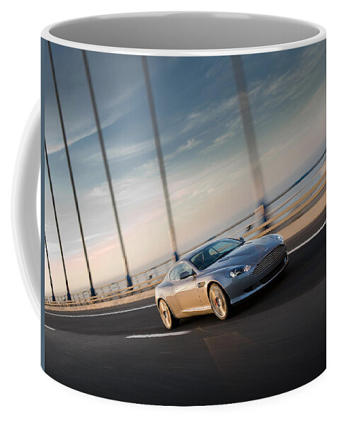 Aston Martin Db9 Coffee Mug featuring the digital art Aston Martin DB9 #1 by Maye Loeser