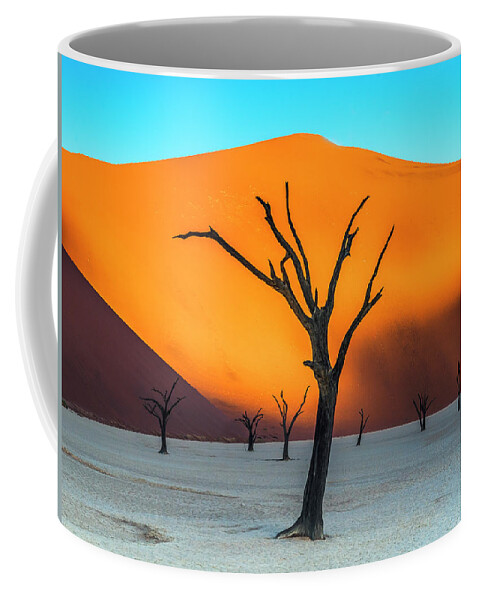 Deadvlei Coffee Mug featuring the photograph Beauty lives forever. #2 by Usha Peddamatham
