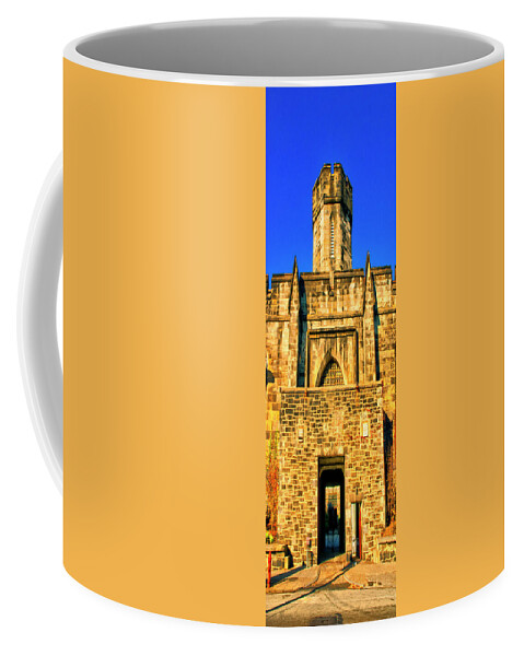Prison Entrance Coffee Mug featuring the photograph Beyond the Front Door #1 by Paul W Faust - Impressions of Light
