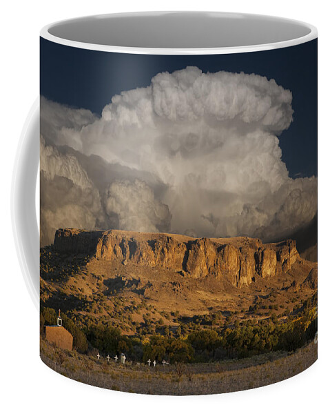 Black Mesa Coffee Mug featuring the photograph Black Mesa #1 by Keith Kapple