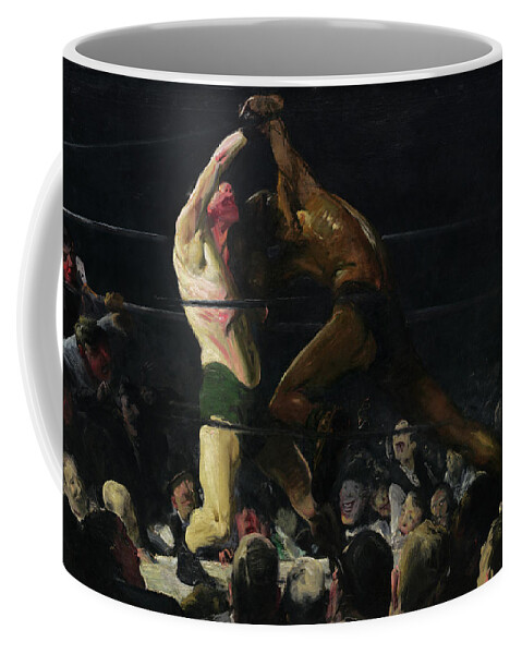 George Bellows Coffee Mug featuring the painting Both Members of This Club #1 by George Bellows