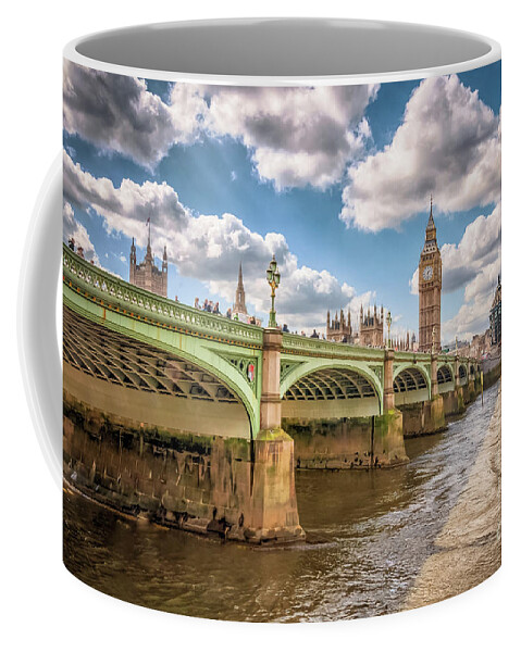 Ben Coffee Mug featuring the photograph Bridge over River Thames by Mariusz Talarek