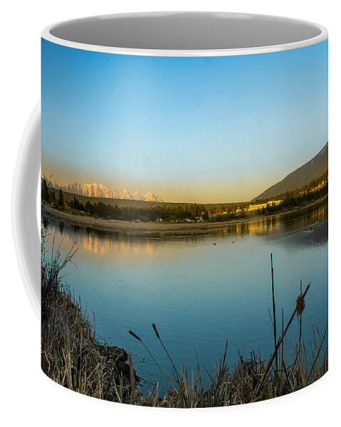 Blue Coffee Mug featuring the photograph Calm waters #2 by Thomas Nay