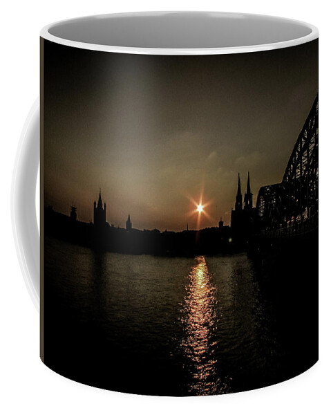 Cologne Coffee Mug featuring the photograph Cathedral in Cologne - Germany #1 by Cesar Vieira