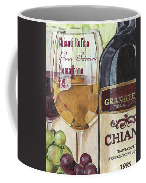 Wine Coffee Mug featuring the painting Chianti Rufina by Debbie DeWitt